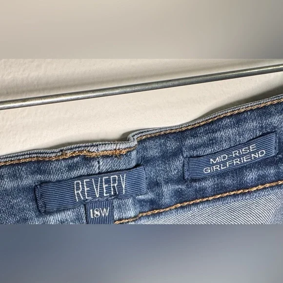 Revelry Light Blue Distressed Skinny Jeans - Picture 4 of 5